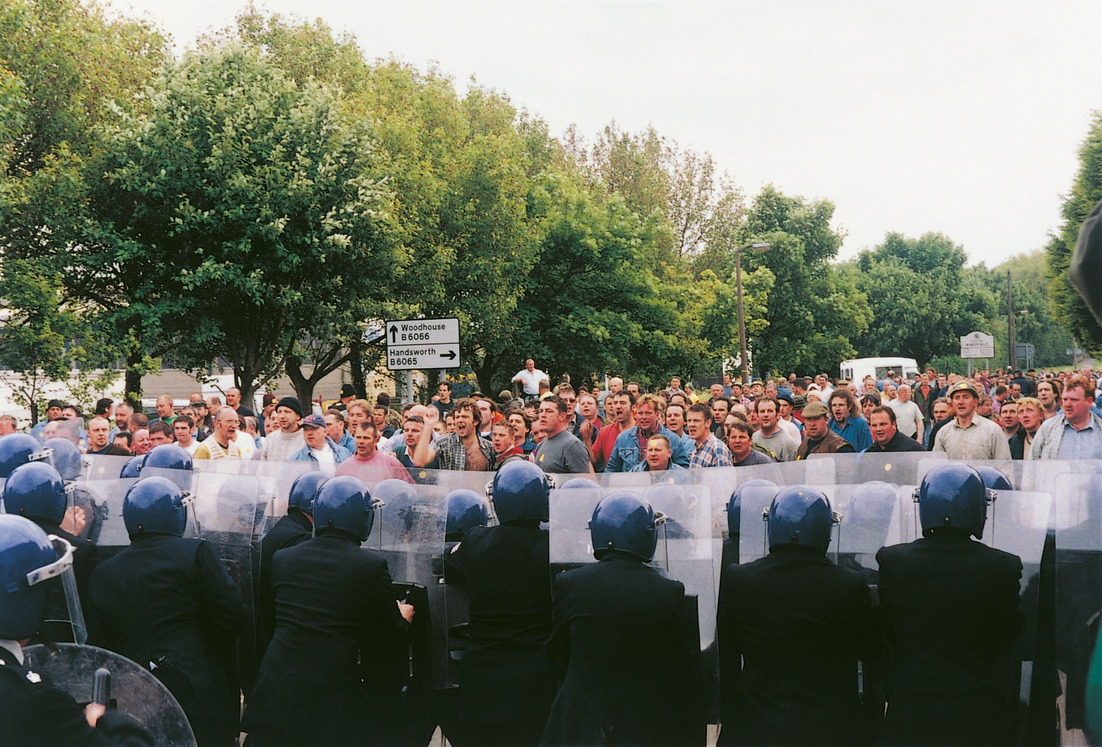 Image result for jeremy deller The Battle of Orgreave,2001