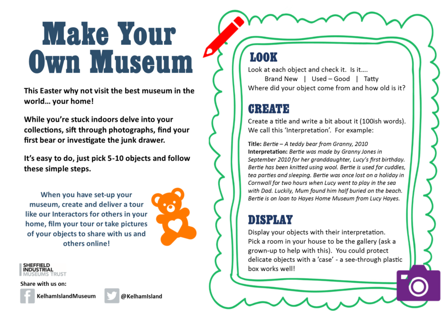 Make Your Own Museum → Our Favourite Places Sheffield Culture Guide